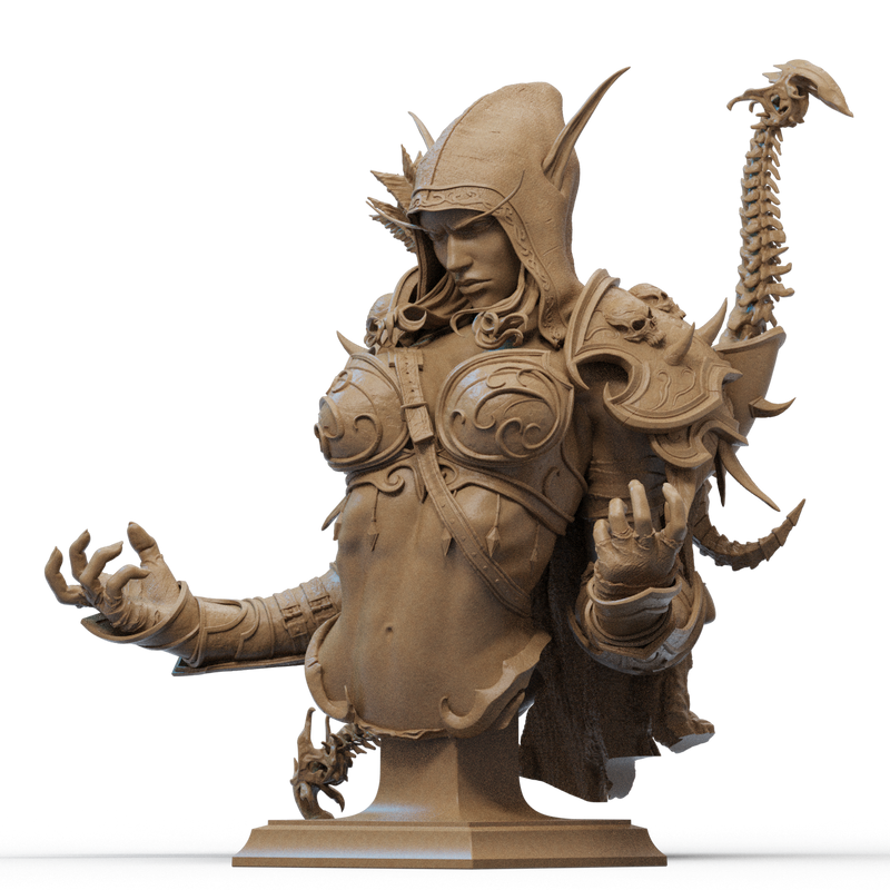 Sylvanas Resin Bust - view 2