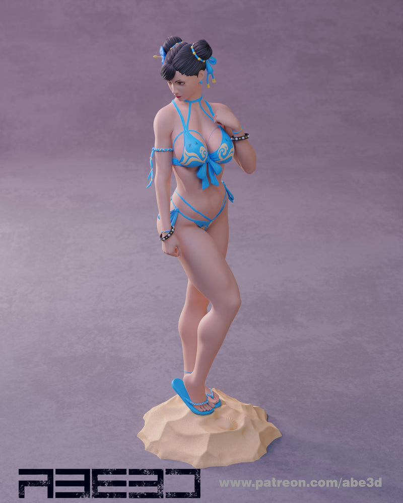 Chun-Li Bikini Resin Statue - view 6
