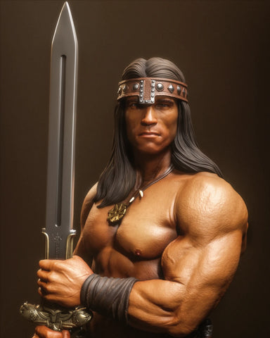 Conan Resin Statue - view 1