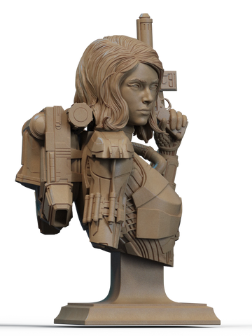 Shae Vizla Resin Bust - view 1