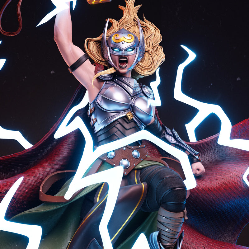 Lady Thor Resin Statue - view 1