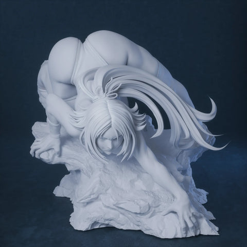 Yoruichi Resin Statue - view 1