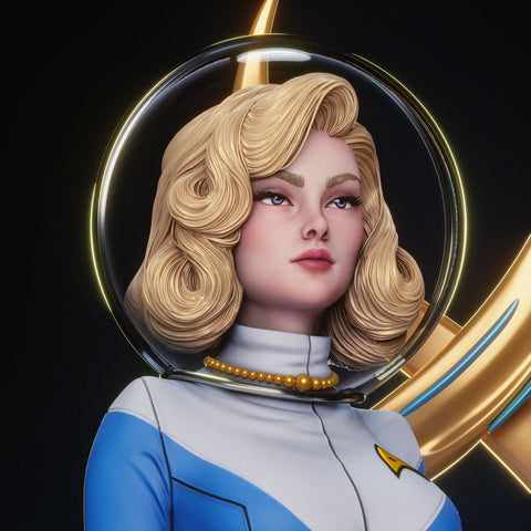 Starfleet Officer Resin Statue - view 1
