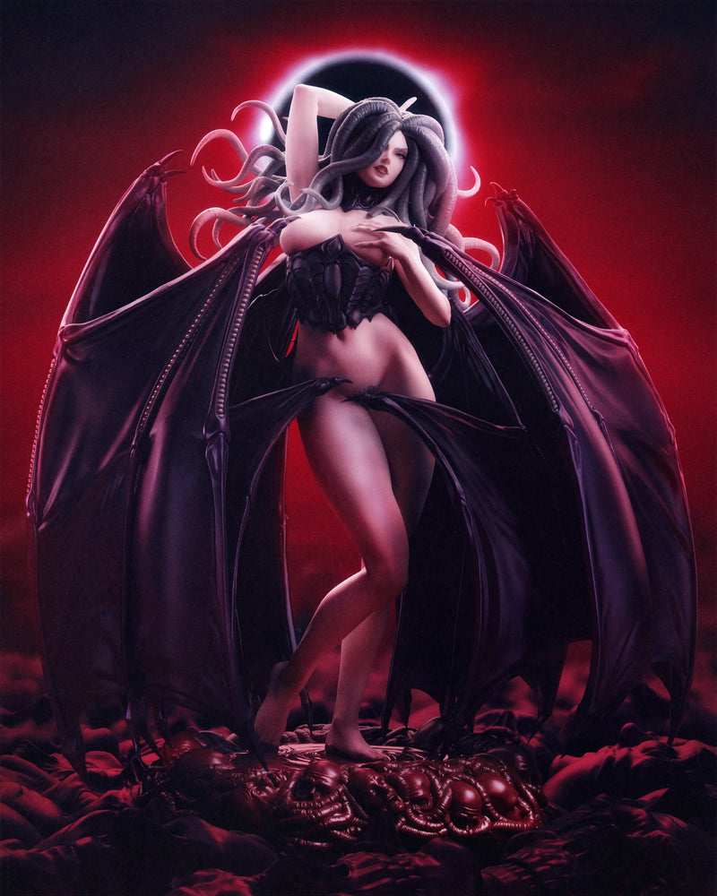 Slan Resin Statue - view 1