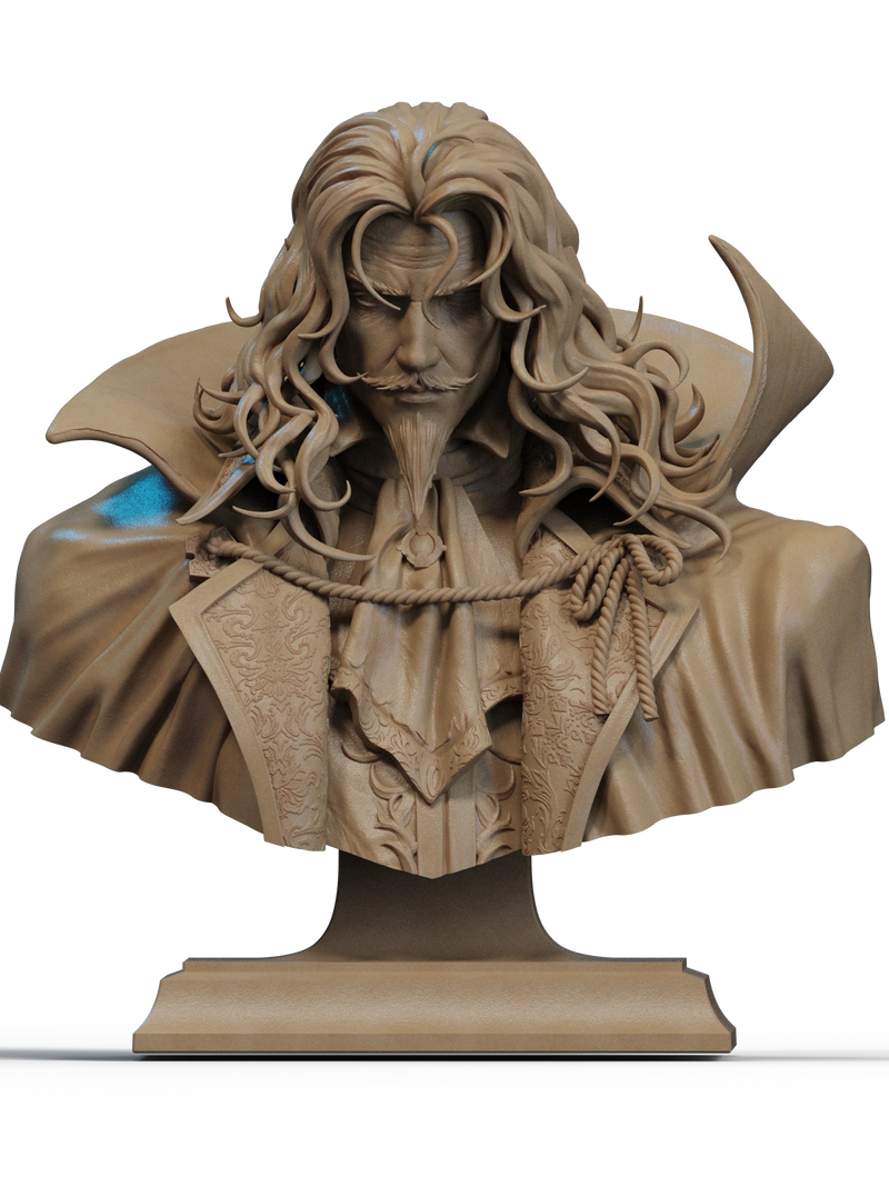 Dracula Resin Bust - Design 2 - view 1