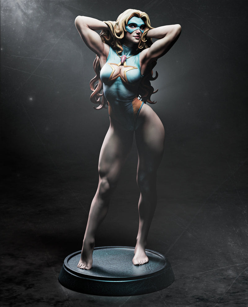 Blonde Blazer Resin Statue - view 1