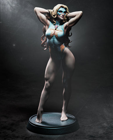 Blonde Blazer Resin Statue - view 1