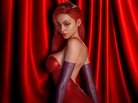 Jessica Rabbit Resin Statue - view 1