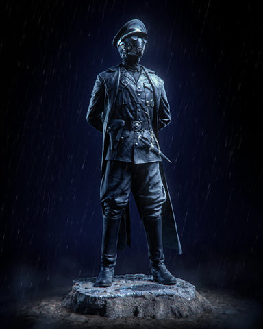 Karl Resin Statue - view 1