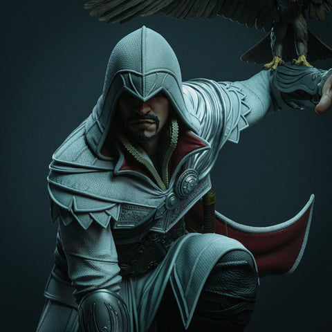 Ezio Resin Statue - view 1