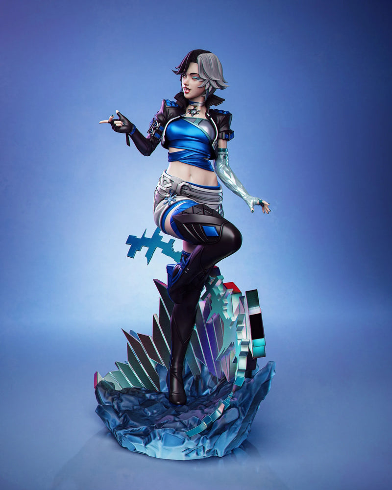 Luna Snow Resin Statue - view 2