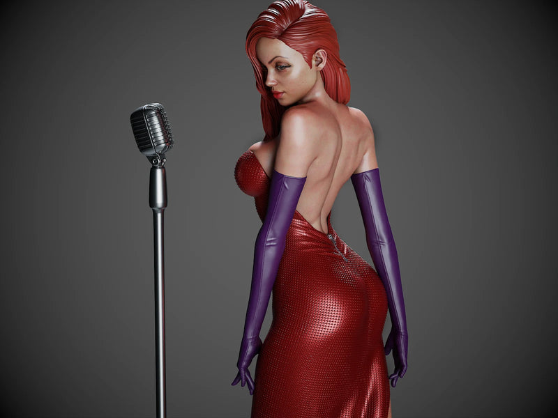 Jessica Rabbit Resin Statue - view 2