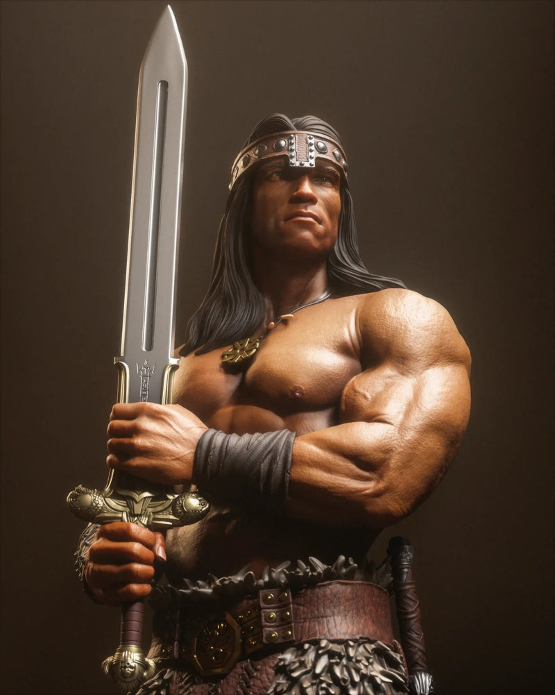Conan Resin Statue - view 2