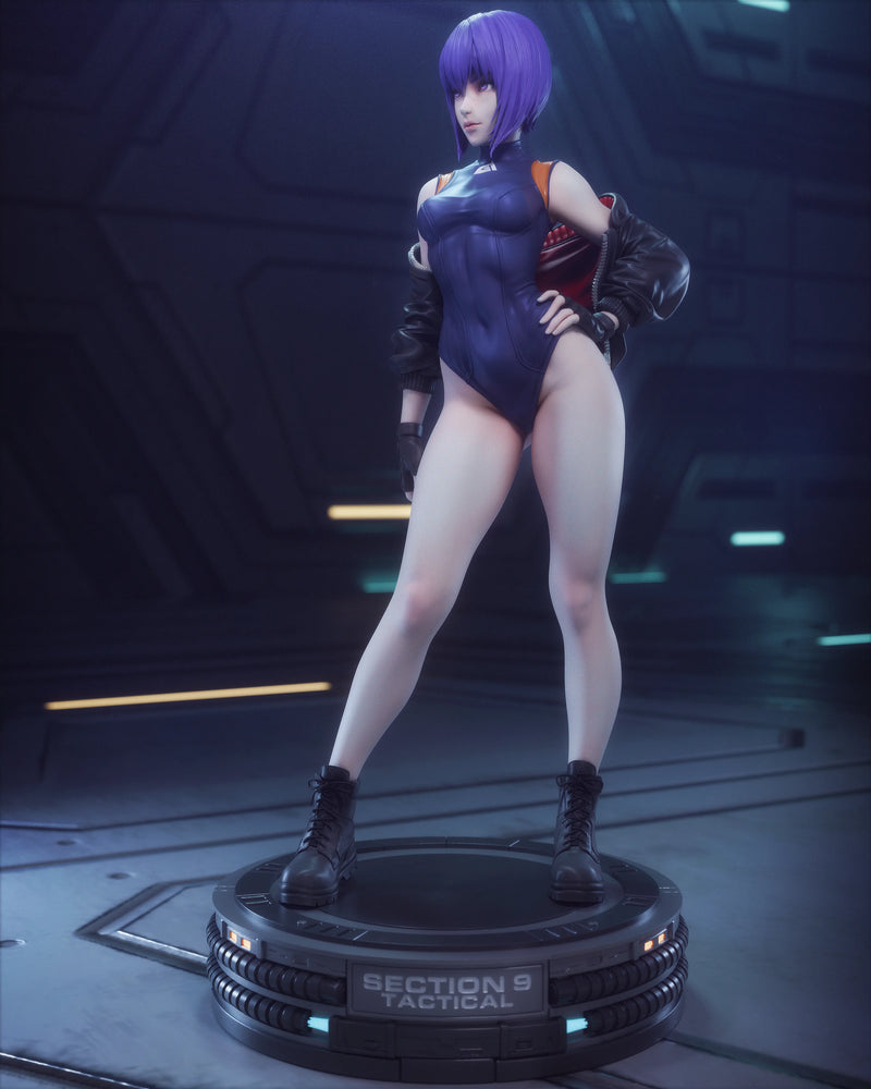 Motoko Kusanagi Resin Statue - view 2