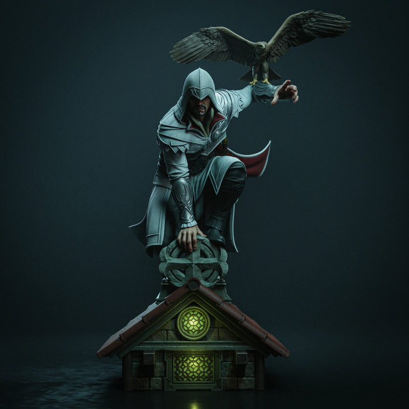 Ezio Resin Statue - view 2
