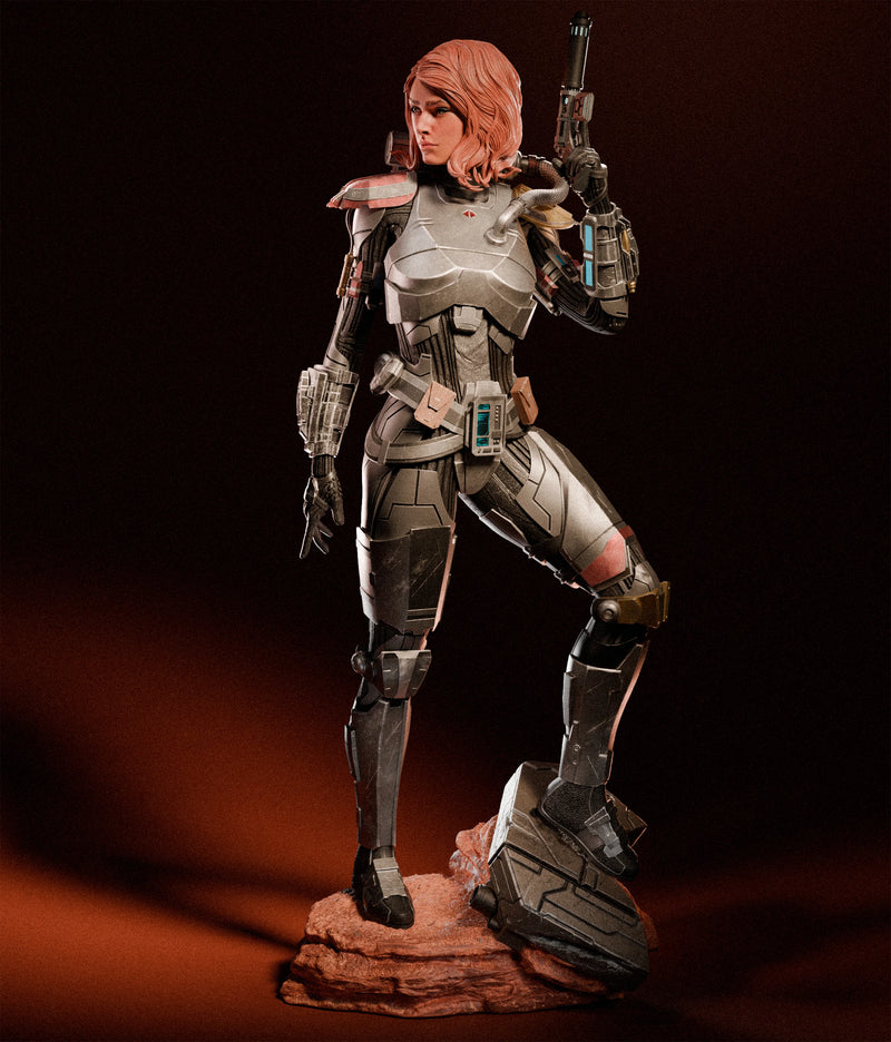 Shae Vizla Resin Statue - view 2