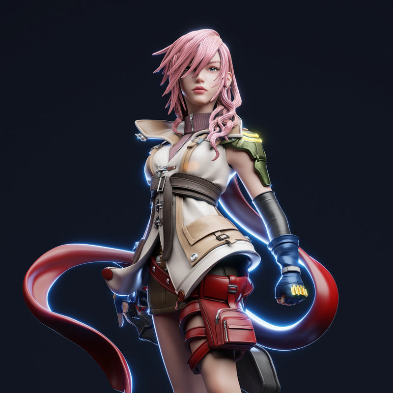Lightning Resin Statue - view 3