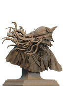 Baba Yaga Resin Bust - view 3
