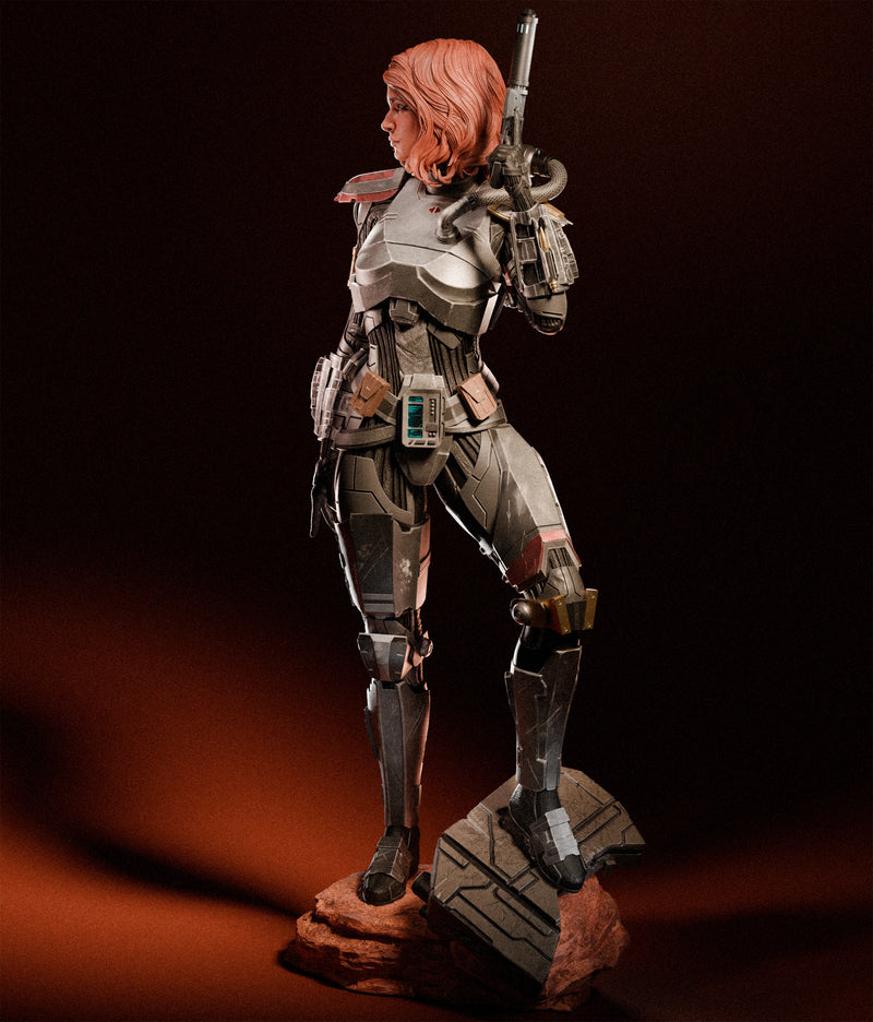 Shae Vizla Resin Statue - view 3