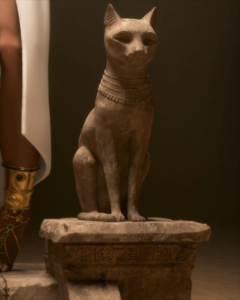 Cleopatra Resin Statue - view 3