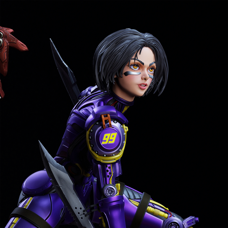 Alita Resin Statue - view 3