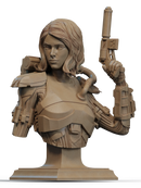 Shae Vizla Resin Bust - view 3