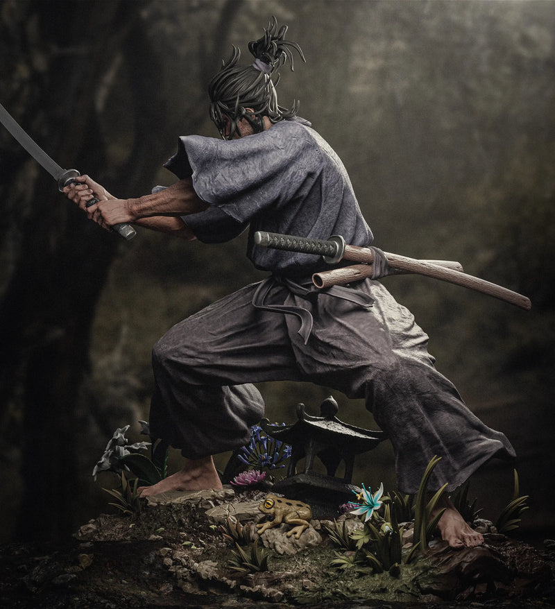 Miyamoto Musashi Resin Statue - view 3