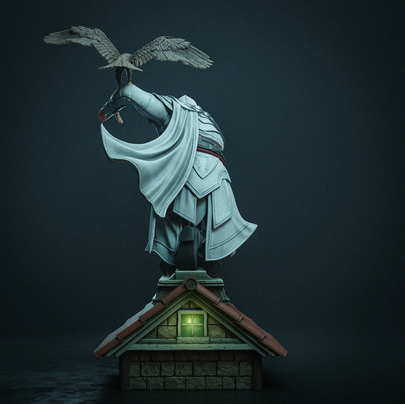 Ezio Resin Statue - view 3