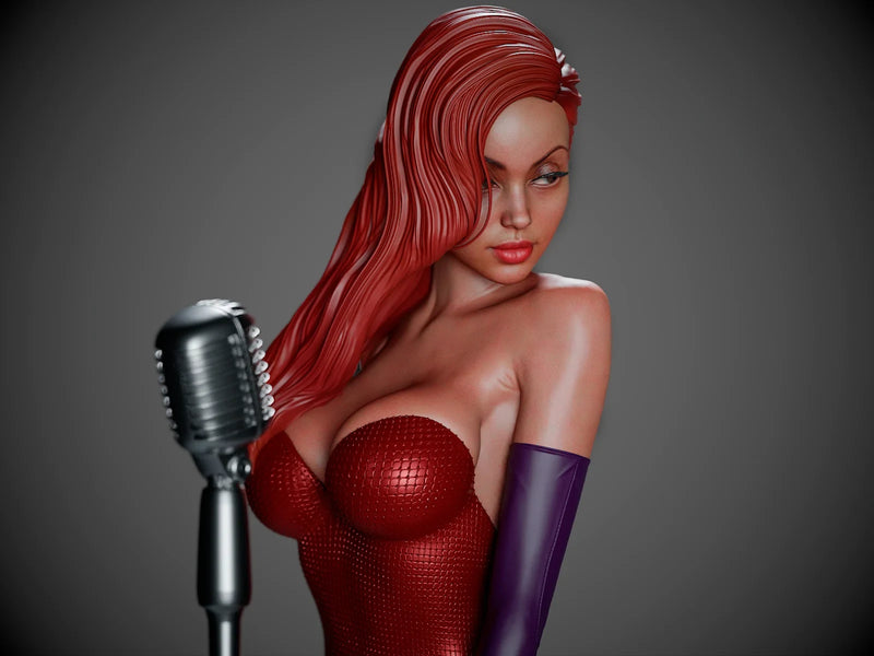Jessica Rabbit Resin Statue - view 3
