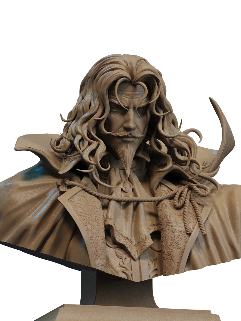 Dracula Resin Bust - Design 2 - view 3