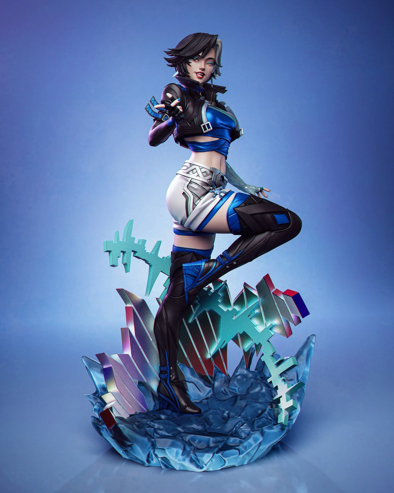 Luna Snow Resin Statue - view 4