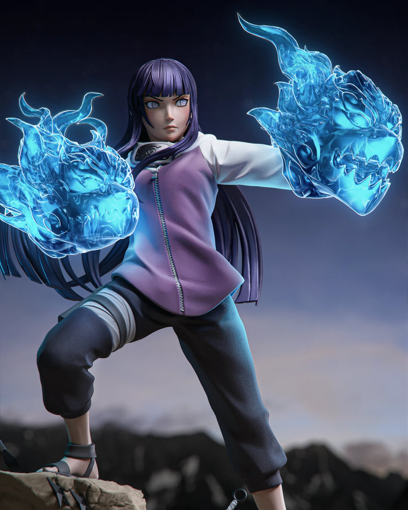 Hinata Resin Statue - view 4