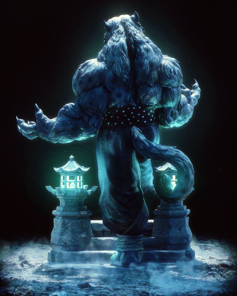 Tai Lung Resin Statue - view 4