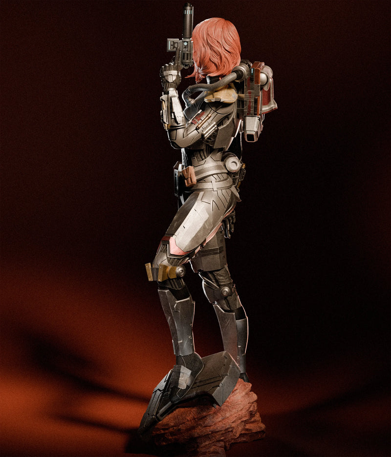 Shae Vizla Resin Statue - view 4
