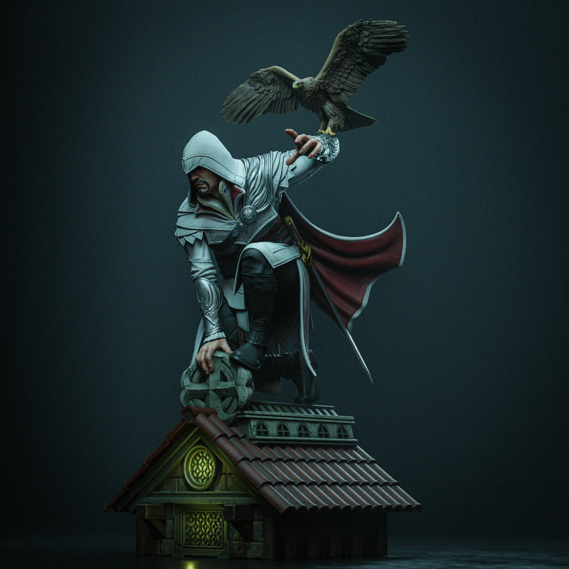Ezio Resin Statue - view 4