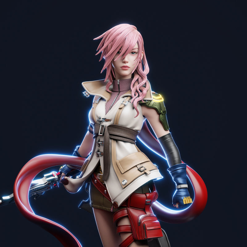 Lightning Resin Statue - view 4