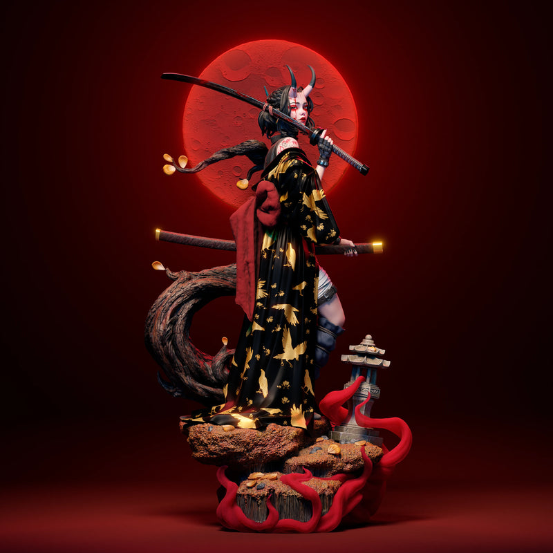 Oni Resin Statue - view 4