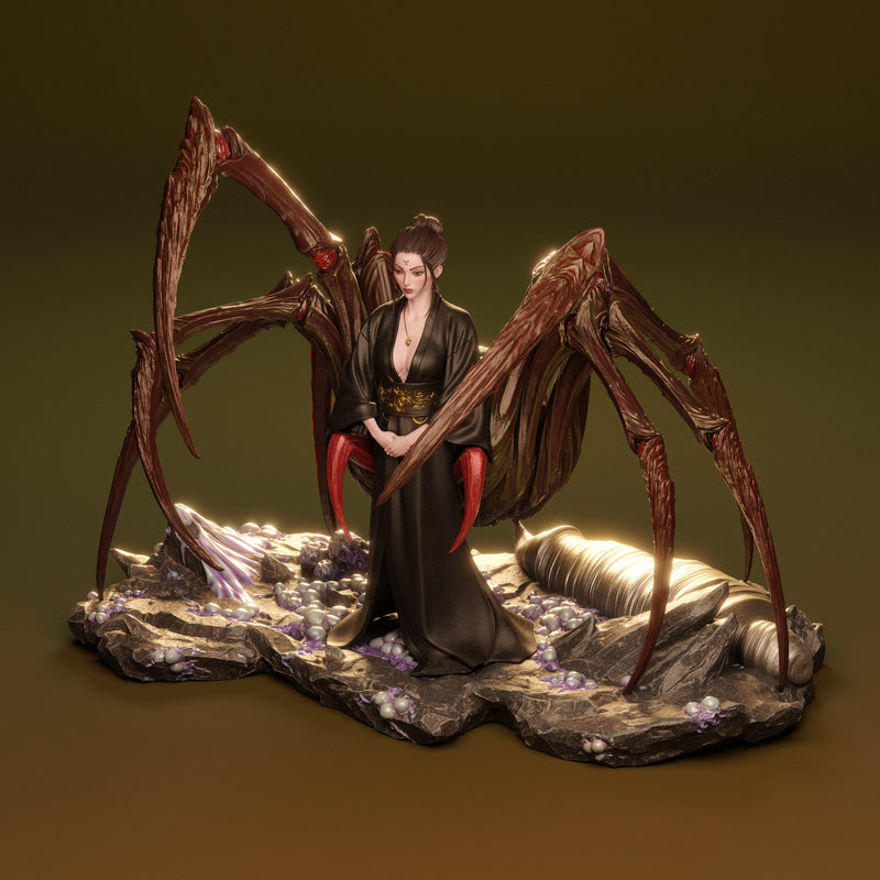 Queen Spider Resin Statue - view 4