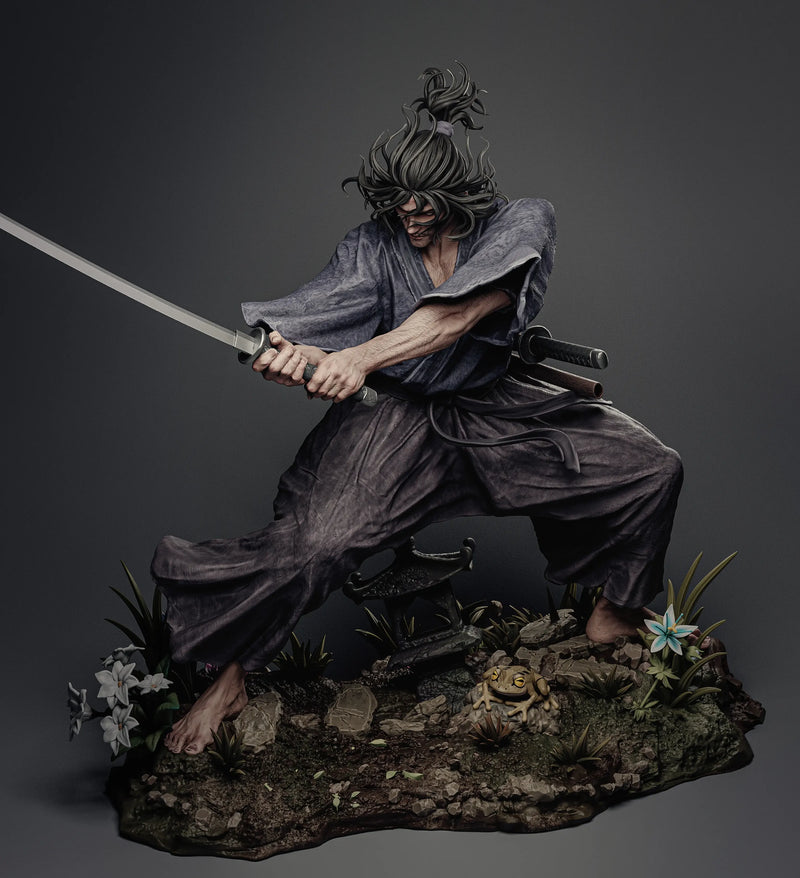 Miyamoto Musashi Resin Statue - view 5