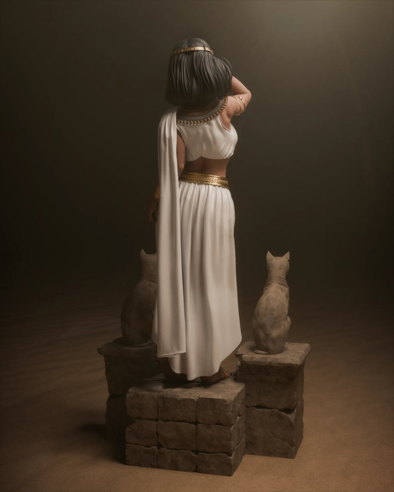 Cleopatra Resin Statue - view 5