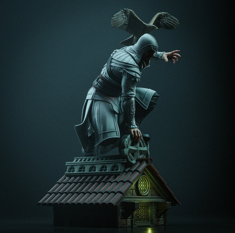 Ezio Resin Statue - view 5