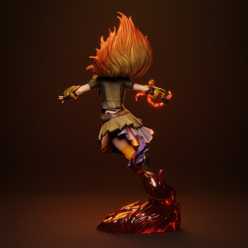 Yang Xiao Long Resin Statue - view 5