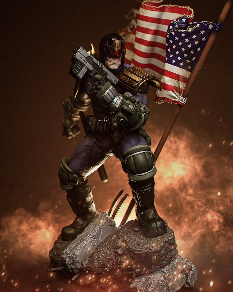 Judge Dredd Resin Statue - view 5