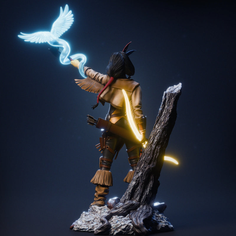 Dani Moonstar Mirage Resin Statue - view 5