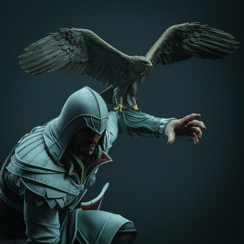 Ezio Resin Statue - view 6