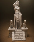 Cleopatra Resin Statue - view 6