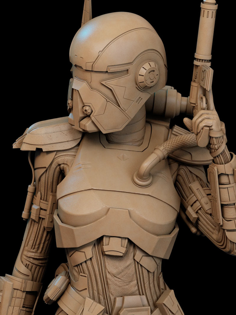 Shae Vizla Resin Statue - view 6