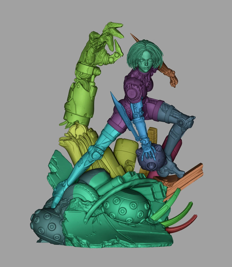 Alita Resin Statue - view 7