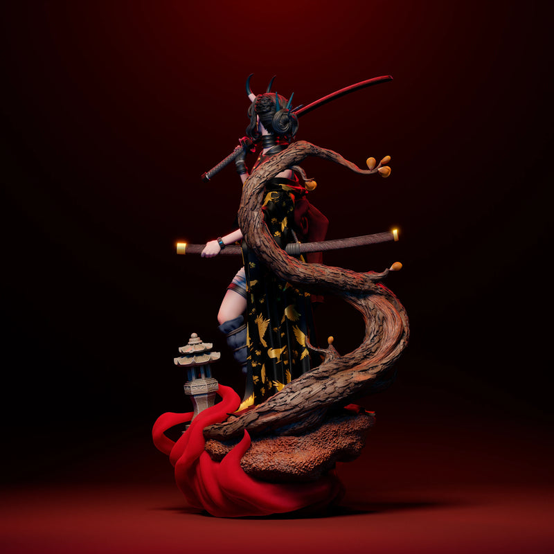 Oni Resin Statue - view 8