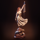 Justice Resin Statue - view 4